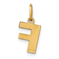 Load image into Gallery viewer, 14ky Letter F Initial Pendant

