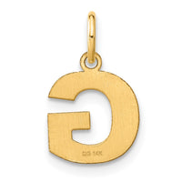 Load image into Gallery viewer, 14ky Letter G Initial Pendant
