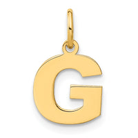 Load image into Gallery viewer, 14ky Letter G Initial Pendant
