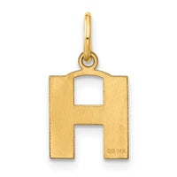 Load image into Gallery viewer, 14ky Letter H Initial Pendant
