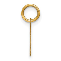 Load image into Gallery viewer, 14ky Letter K Initial Pendant
