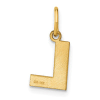 Load image into Gallery viewer, 14ky Letter L Initial Pendant
