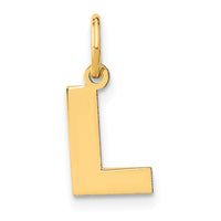 Load image into Gallery viewer, 14ky Letter L Initial Pendant

