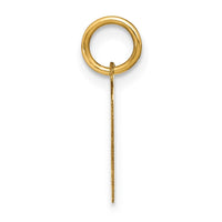 Load image into Gallery viewer, 14ky Letter M Initial Pendant
