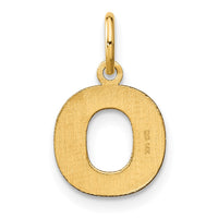 Load image into Gallery viewer, 14ky Letter O Initial Pendant
