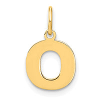 Load image into Gallery viewer, 14ky Letter O Initial Pendant
