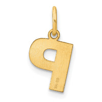 Load image into Gallery viewer, 14ky Letter P Initial Pendant
