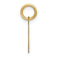 Load image into Gallery viewer, 14ky Letter R Initial Pendant
