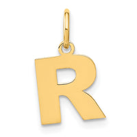 Load image into Gallery viewer, 14ky Letter R Initial Pendant
