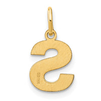 Load image into Gallery viewer, 14ky Letter S Initial Pendant
