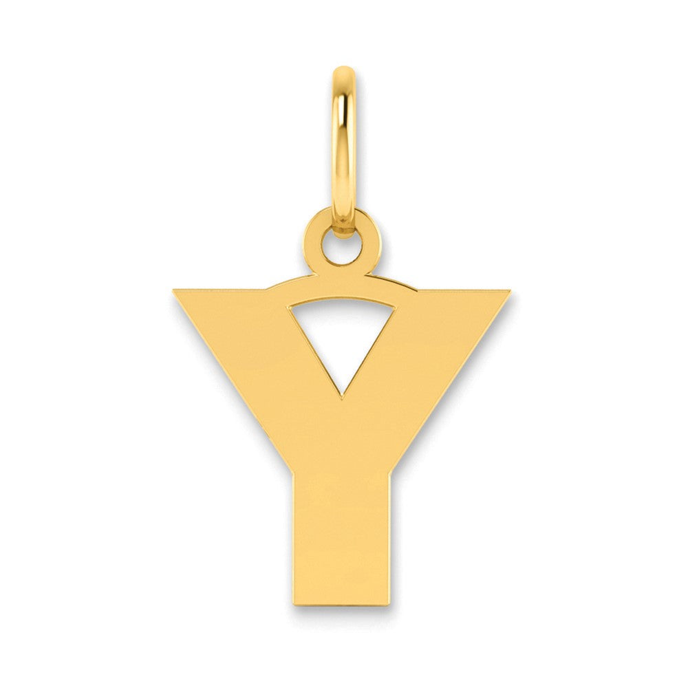 14ky Letter Y Initial Pendant