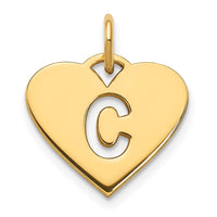Load image into Gallery viewer, 14ky Initial Letter C Initial Charm
