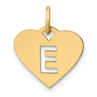 Load image into Gallery viewer, 14ky Initial Letter E Initial Charm
