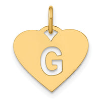 Load image into Gallery viewer, 14ky Initial Letter G Initial Charm
