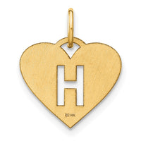 Load image into Gallery viewer, 14ky Initial Letter H Initial Charm
