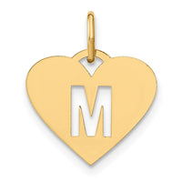 Load image into Gallery viewer, 14ky Initial Letter M Initial Charm
