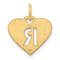 Load image into Gallery viewer, 14ky Initial Letter R Initial Charm
