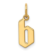 Load image into Gallery viewer, 14KY Lower case Letter B Initial Pendant
