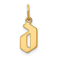 Load image into Gallery viewer, 14KY Lower case Letter D Initial Pendant

