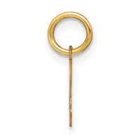 Load image into Gallery viewer, 14ky Lowercase Letter E Initial Pendant
