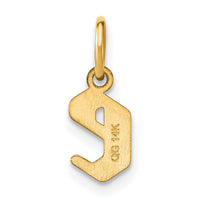 Load image into Gallery viewer, 14ky Lowercase Letter E Initial Pendant

