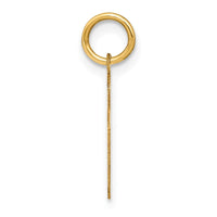 Load image into Gallery viewer, 14ky Lowercase Letter F Initial Pendant

