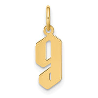 Load image into Gallery viewer, 14ky Lowercase Letter G Initial Pendant
