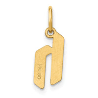 Load image into Gallery viewer, 14ky Lowercase Letter H Initial Pendant
