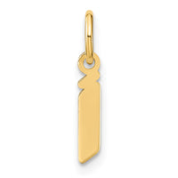 Load image into Gallery viewer, 14ky Lowercase Letter I Initial Pendant
