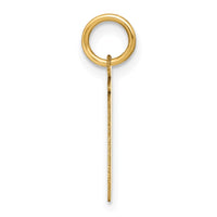 Load image into Gallery viewer, 14ky Lowercase Letter J Initial Pendant

