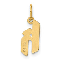 Load image into Gallery viewer, 14ky Lowercase Letter K Initial Pendant
