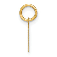 Load image into Gallery viewer, 14ky Lowercase Letter M Initial Pendant
