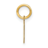 Load image into Gallery viewer, 14ky Lowercase Letter O Initial Pendant

