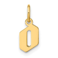 Load image into Gallery viewer, 14ky Lowercase Letter O Initial Pendant
