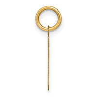Load image into Gallery viewer, 14ky Lowercase Letter P Initial Pendant
