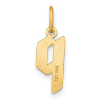 Load image into Gallery viewer, 14ky Lowercase Letter P Initial Pendant
