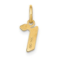 Load image into Gallery viewer, 14ky Lowercase Letter R Initial Pendant
