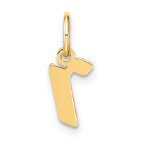 Load image into Gallery viewer, 14ky Lowercase Letter R Initial Pendant
