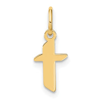 Load image into Gallery viewer, 14ky Lowercase Letter T Initial Pendant
