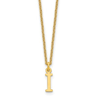 Load image into Gallery viewer, 14KY Cutout Letter I Initial Necklace

