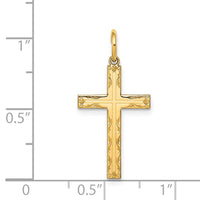 Load image into Gallery viewer, 14K Laser Designed Cross Pendant

