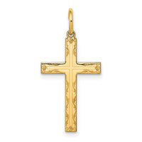 Load image into Gallery viewer, 14K Laser Designed Cross Pendant
