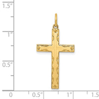 Load image into Gallery viewer, 14K Laser Designed Cross Pendant
