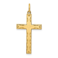 Load image into Gallery viewer, 14K Laser Designed Cross Pendant

