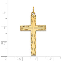 Load image into Gallery viewer, 14K Laser Designed Cross Pendant
