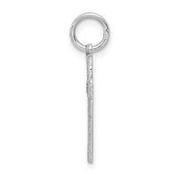 Load image into Gallery viewer, 14K White Gold Laser Designed Cross Charm
