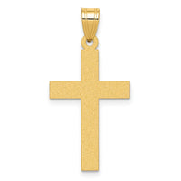 Load image into Gallery viewer, 14k Sandblasted Cross Pendant
