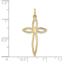 Load image into Gallery viewer, 14K Laser Designed Passion Cross Pendant
