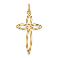Load image into Gallery viewer, 14K Laser Designed Passion Cross Pendant
