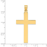 Load image into Gallery viewer, 14k Sandblasted Cross Pendant
